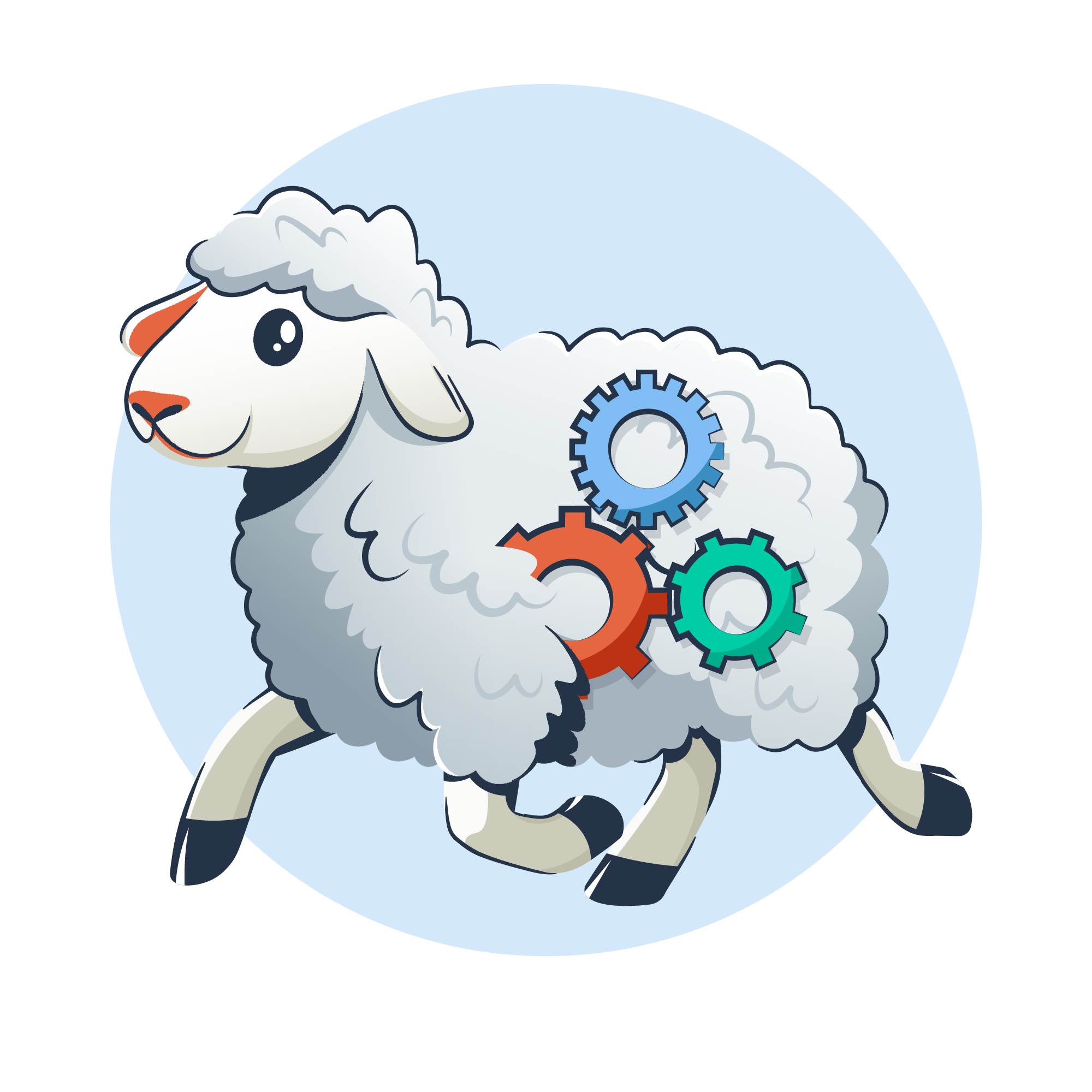 sheep with background_HubSpot CRM - Automation