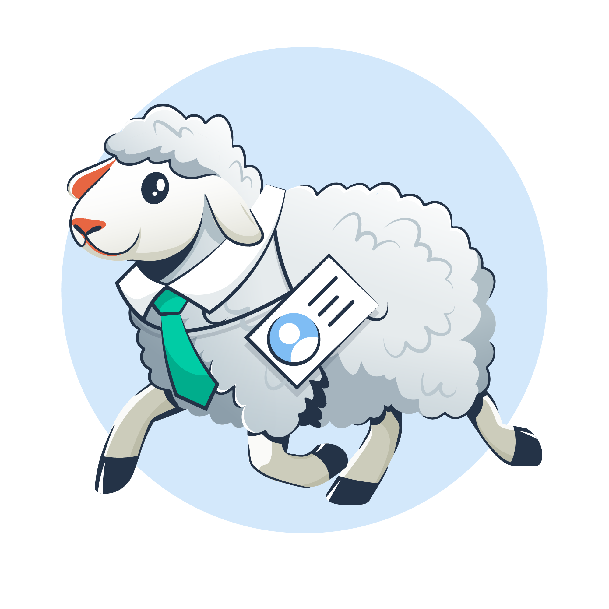 sheep with background_HubSpot CRM - Management